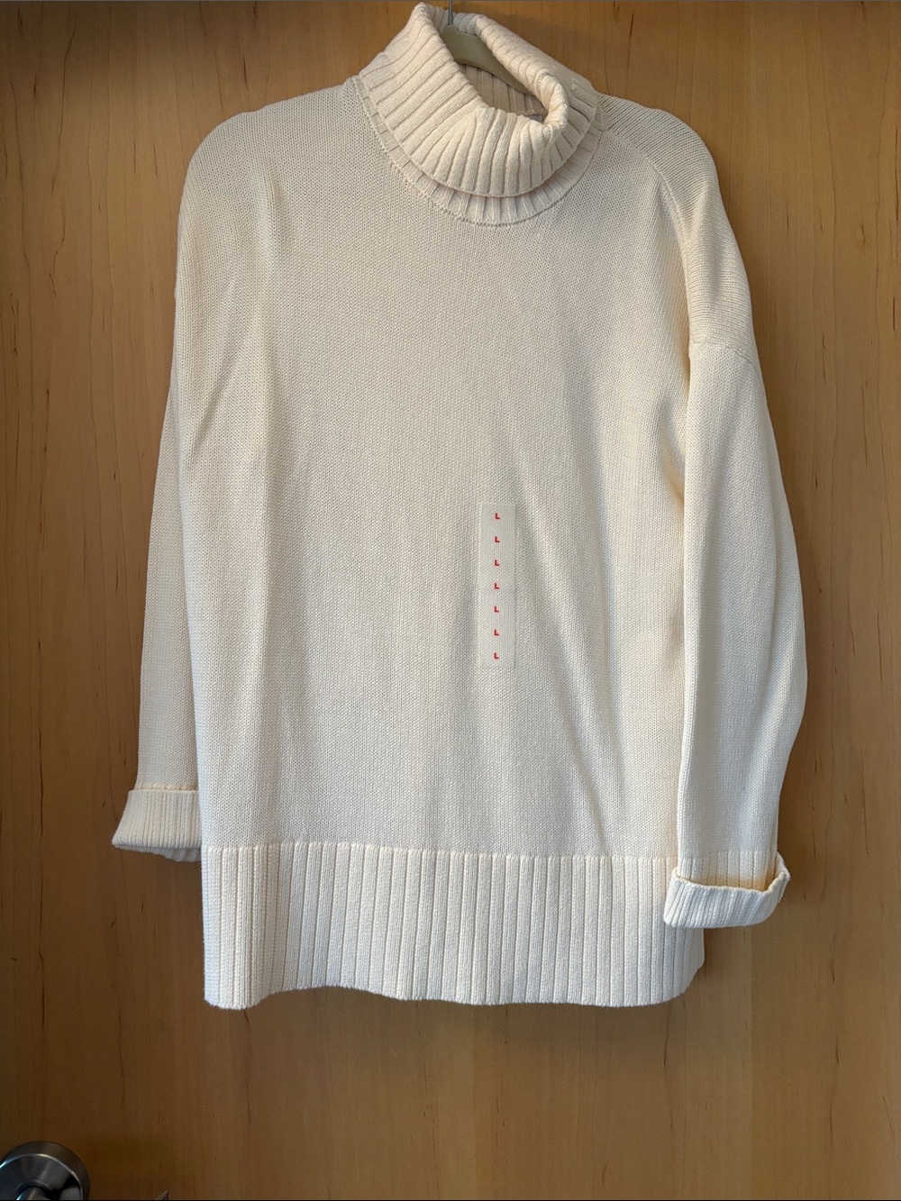 Old Navy Cream Turtleneck Sweater
